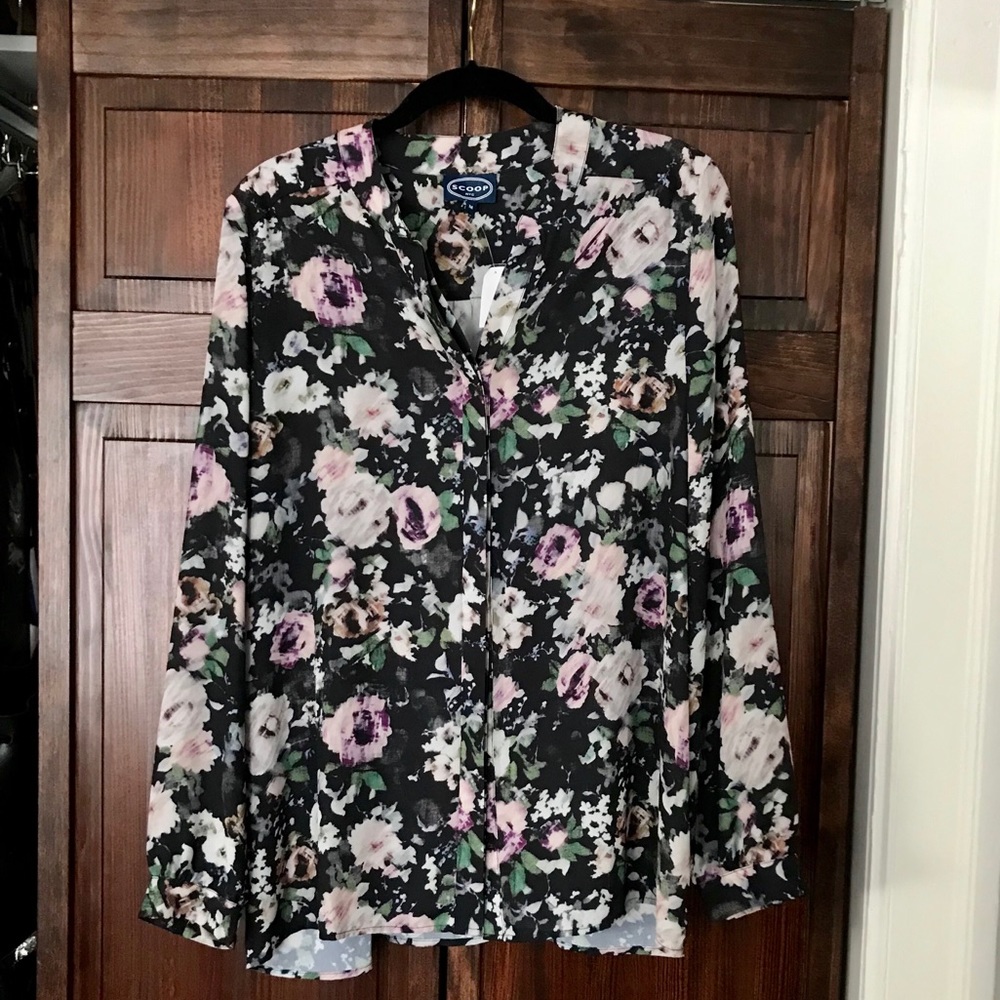 NWT Scoop NYC Designer Blouse